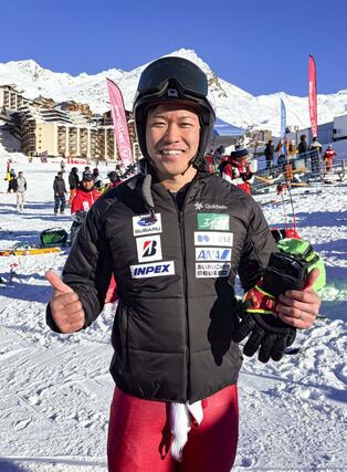 Ｗ杯スキークロス第２戦で４位になった須貝龍＝バルトランス（共同）