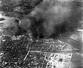 １０・１０空襲時の那覇市の市街地（沖縄県公文書館所蔵）