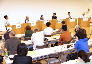 復興から得られた教訓を伝えることの大切さを再認識したパネルトーク=9月7日、長岡市大手通1