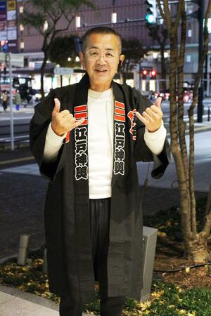 新潟江戸神輿連合の坂井康孝会長。「伝統文化を継承をしたい」と話す