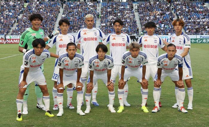 新潟のスタメン＝パナソニックスタジアム吹田