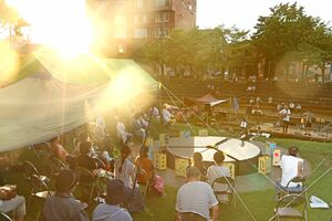 鎮魂や平和への祈りを込めたコンサート=7月31日、長岡市の平和の森公園