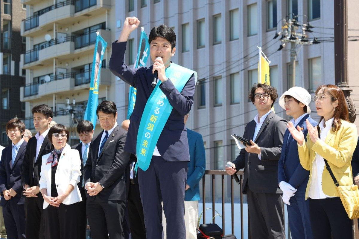 新潟県知事選挙2026］「常設型住民投票条例の制定を公約に」立憲民主党