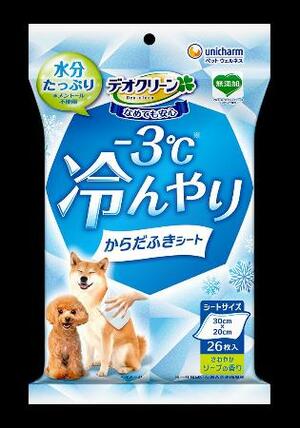 　ユニ・チャームの「デオクリーン　－３℃冷んやりからだふき」