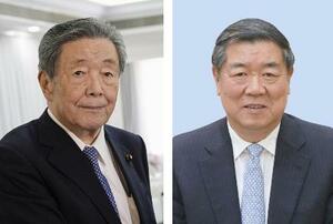 自民党の森山裕幹事長、中国の何立峰副首相