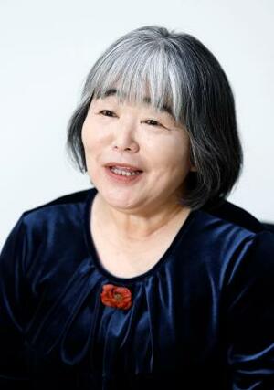　「生きていることは全部、（小説の）取材だと思っている」と話す津田美幸さん
