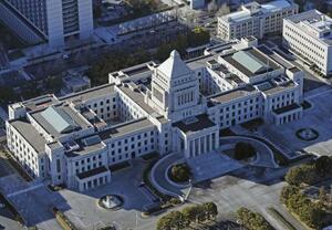 　国会議事堂＝１月