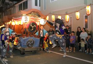 商店街が熱気に包まれた「両津えびす祭」=佐渡市両津夷