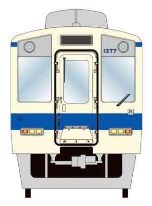　近畿日本鉄道が運行する、東武鉄道風の車両のイメージ図（同社提供）