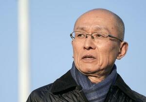 　高羽奈美子さんの夫悟さん＝５日、名古屋市