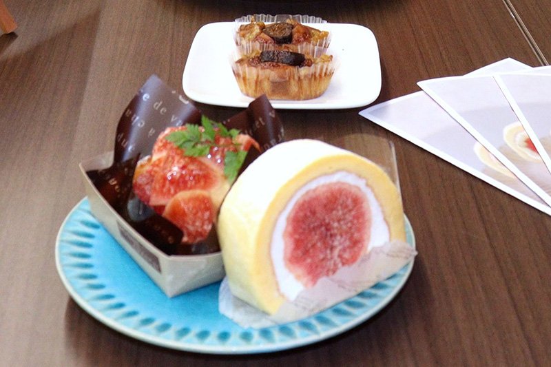 イチジクのスイーツがいっぱい 丸ごと使ったロールケーキも 新発田の16店で10月31日までフェア 新潟日報デジタルプラス
