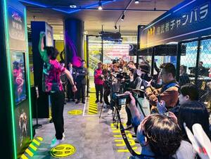 カプコンの体験型施設「CAPCOMIX あべのHoop店」=3月、大阪市阿倍野区