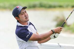 　金谷拓実＝１日、パームビーチガーデンズ（ロイター＝共同）