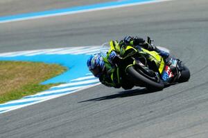 　スペインＧＰのモトＧＰクラスで５位に入った小椋藍＝２６日、ヘレスデラフロンテラ（ＡＰ＝共同）