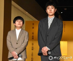 初の兄弟だけでイベント参加に望んだ(左から)中村長三郎、中村勘太郎 (C)ORICON NewS inc.