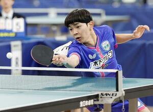 ジュニアの部男子で初優勝した川上流星=東京体育館