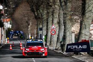 　ＷＲＣ開幕戦、ラリー・モンテカルロを制したトヨタのオリバー・ソルベルグ＝２５日、モンテカルロ（ゲッティ＝共同）