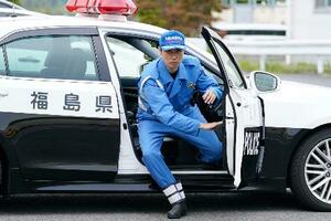震災当時、乗客の避難誘導を行った福島県警の斎藤圭さん=5月、福島県いわき市