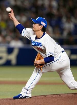 オリックス戦に先発した中日・涌井=バンテリンドーム