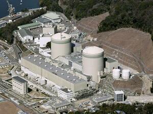 関西電力高浜原発の1号機(右)と2号機=3月