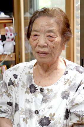 友人との旅行を「戦時中の一番の思い出」と話す野上タキノさん