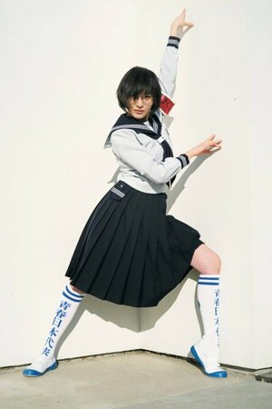 SUZUKA（新しい学校のリーダーズ）『GINZA』4月号の表紙と巻頭ファッションストーリーに登場 （C）GINZA/マガジンハウス