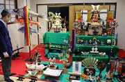新潟市秋葉区にいつ鉄道商店街で五月人形巡り楽しんで♪店舗など18カ所に展示「町歩きのきっかけに」