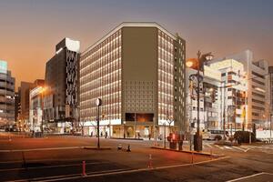 第5マルカビルのリニューアル後の外観イメージ(三幸製菓グループ提供)