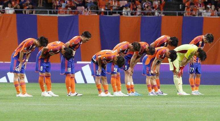 広島に敗れリーグ戦５連敗の新潟＝７月２０日、デンカビッグスワン