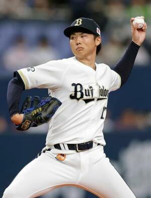 　ヤクルト戦に先発したオリックス・曽谷＝京セラドーム