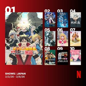 Netflix日本における週間視聴ランキング（シリーズ）（2月2日～2月8日）