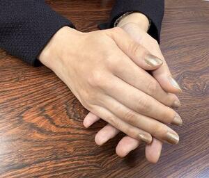 取材に応じた女性弁護士