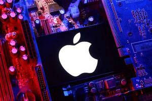 米アップルのロゴ(ロイター=共同)