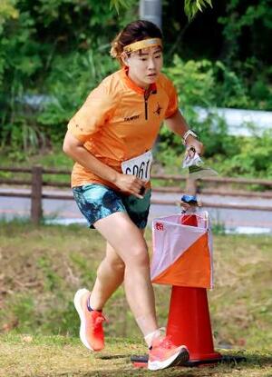 デフリンピックの「オリエンテーリング」日本代表の辻悠佳(本人提供)