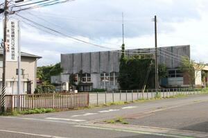 新潟交通観光バスの津川営業所=9月、阿賀町