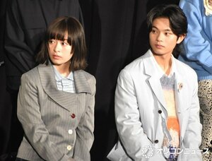 『GEMNIBUS vol.2』の完成報告会に登壇した（左から）森七菜、黒川想矢 （C）ORICON NewS inc.