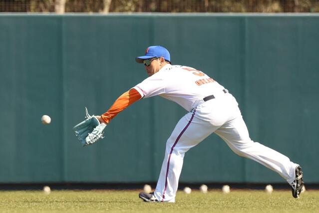 練習に打ち込む大川陽大＝静岡県伊豆市