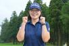 　国内女子ゴルフのニチレイ・レディース、プレーオフを制して優勝し、笑顔のイ・ミニョン＝２１日・千葉県袖ケ浦ＣＣ新袖（ゲッティ＝共同）