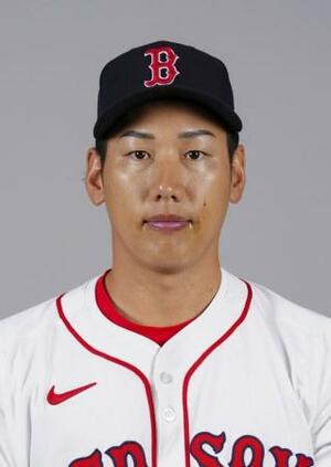 レッドソックスの吉田正尚外野手(ゲッティ=共同)