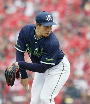 6回1失点で2勝目を挙げたヤクルト・下川=マツダ