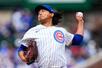 　ナショナルズ戦に先発で今季初登板したカブス・今永。６回途中４失点で負け投手となった＝シカゴ（共同）