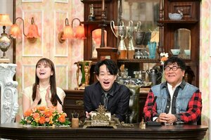 10日放送の『探偵！ナイトスクープ』に出演する（左から）増田紗織、横山裕、竹山隆範（C）ABCテレビ