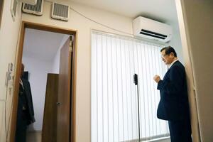 イシカワが空調システム「ブローボックス」の効果実証のため建設した実験住宅＝新潟市秋葉区