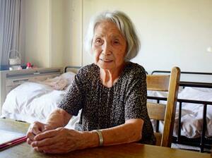 1945年6月9日の熱田空襲を振り返る柘植弘子さん