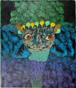 小倉宗さんの大賞作品「妖怪ぱくばく」