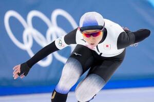 　女子１０００メートル　滑走する高木美帆＝ミラノ（共同）