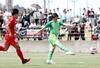 帝京長岡高-神村学園高 前半6分、FW新納大吾がゴールを決め1-0=長岡市