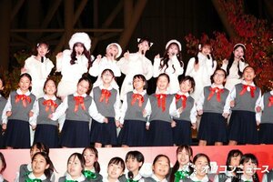 『東京スカイツリータウン ドリームクリスマス2025 イルミネーション』点灯セレモニーに登場したCANDY TUNE (C)ORICON NewS inc.