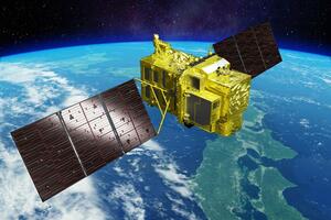 H3ロケット1号機の失敗で失われた地球観測衛星「だいち3号」のイメージ(JAXA提供)
