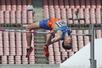 男子走り高跳び決勝 優勝した長谷川直人(サトウ食品新潟アルビレックスRC)=ビッグスワン